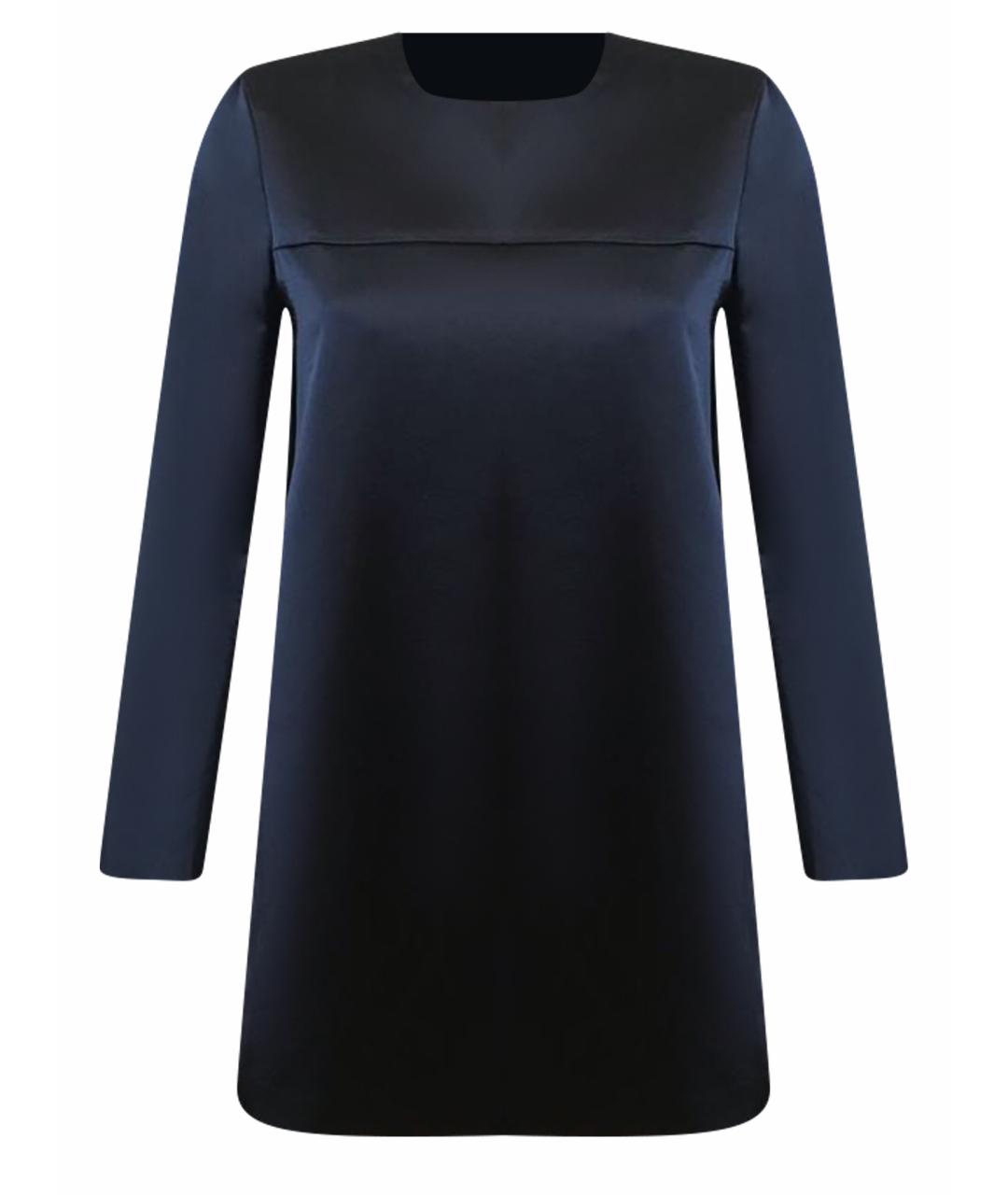 COS Темно-синее вискозное повседневное платье, фото 1