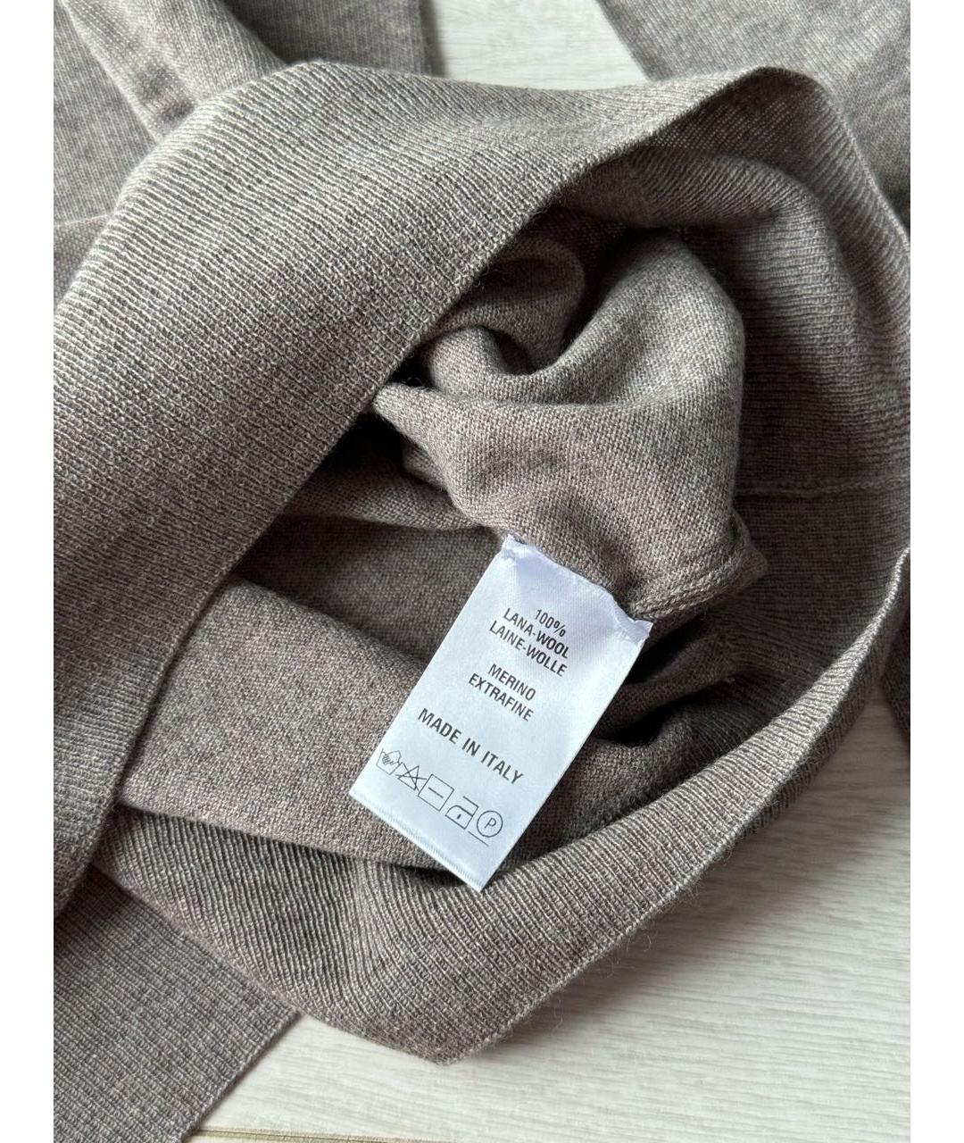CANALI Серый шерстяной джемпер / свитер, фото 5