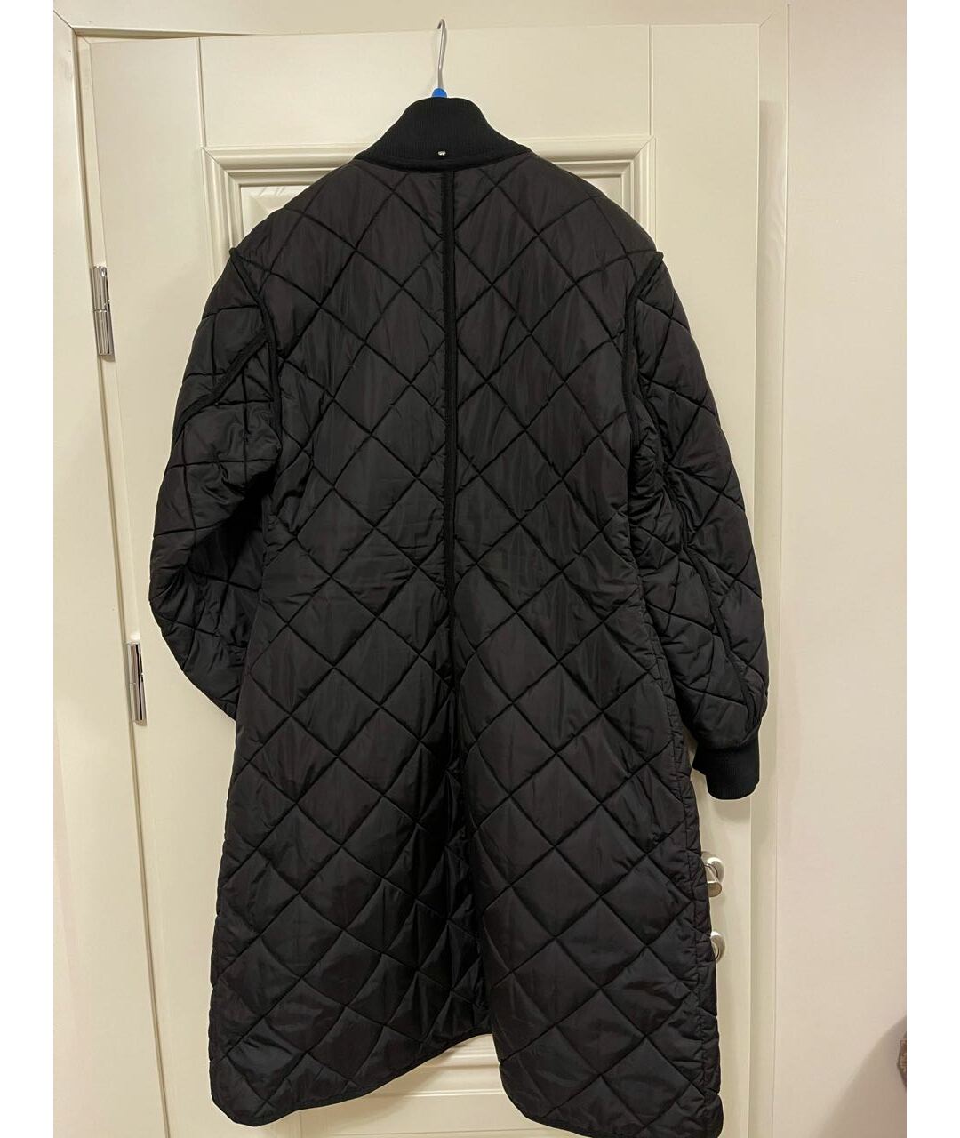 SPORTMAX Черное полиамидовое пальто, фото 2
