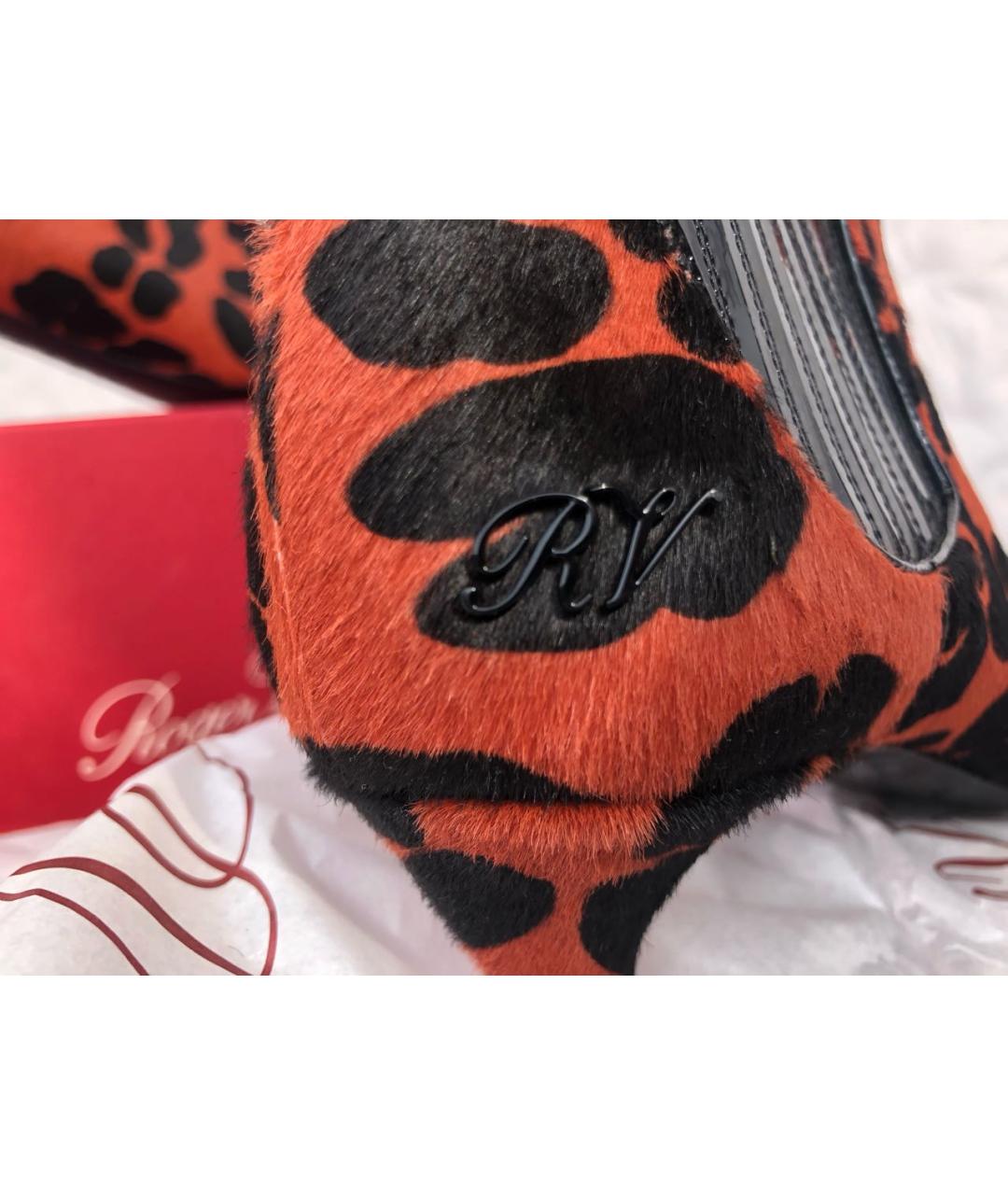 ROGER VIVIER Мульти кожаные ботильоны, фото 8