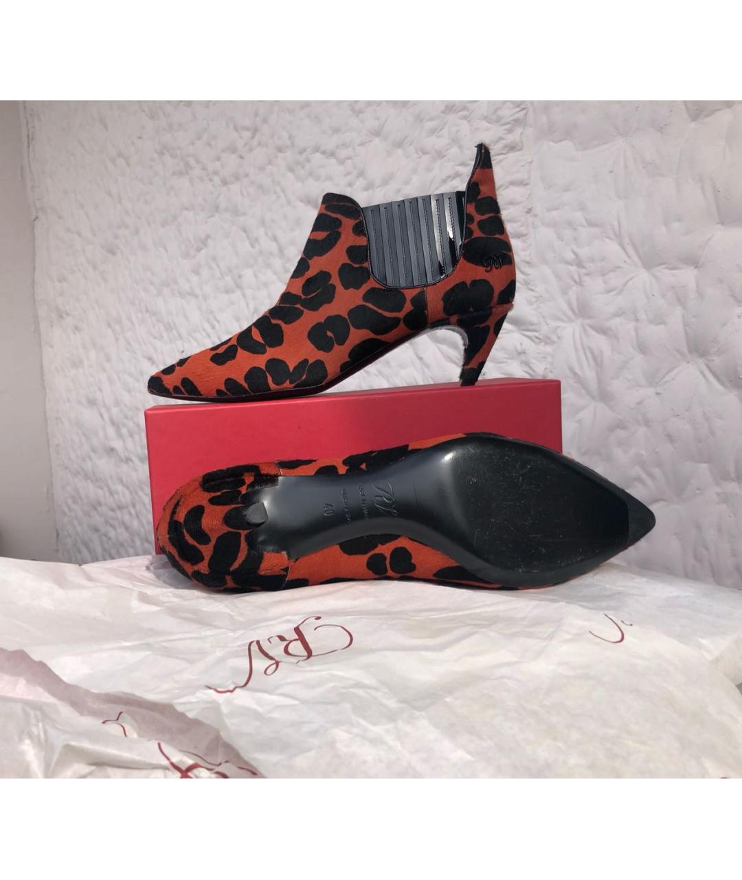ROGER VIVIER Мульти кожаные ботильоны, фото 6