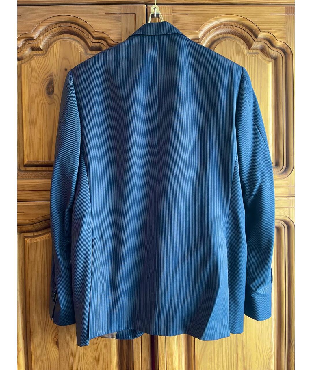 CORNELIANI Темно-синий шерстяной пиджак, фото 3