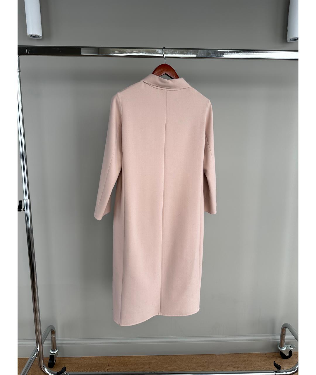 AGNONA Розовое шерстяное пальто, фото 2