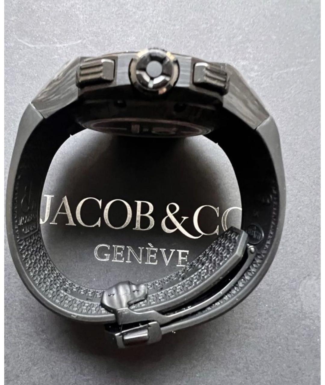 JACOB&CO Черные часы, фото 6