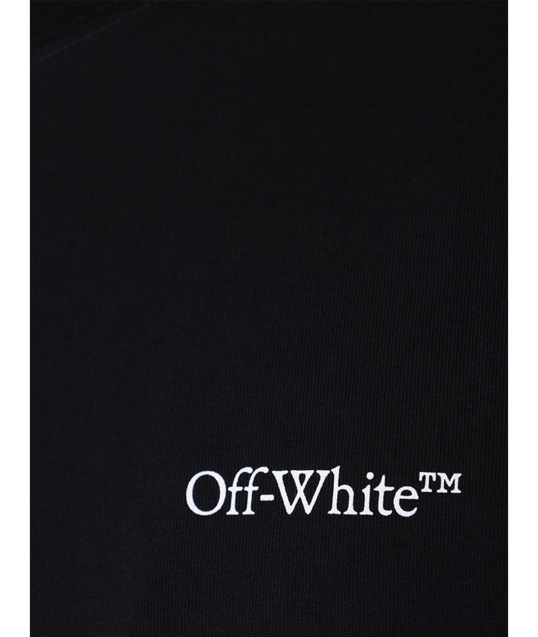 OFF-WHITE Черная футболка, фото 5