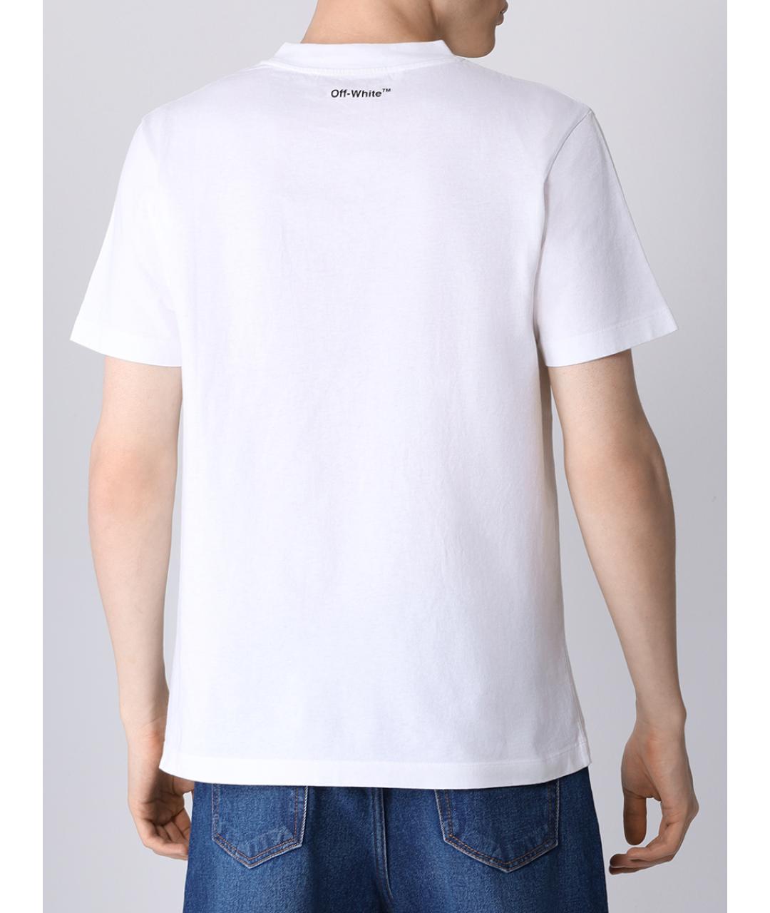 OFF-WHITE Белая футболка, фото 3