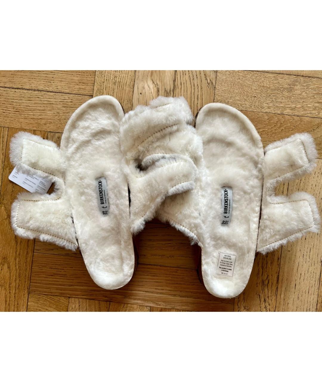 BIRKENSTOCK Коричневые замшевые сандалии, фото 4