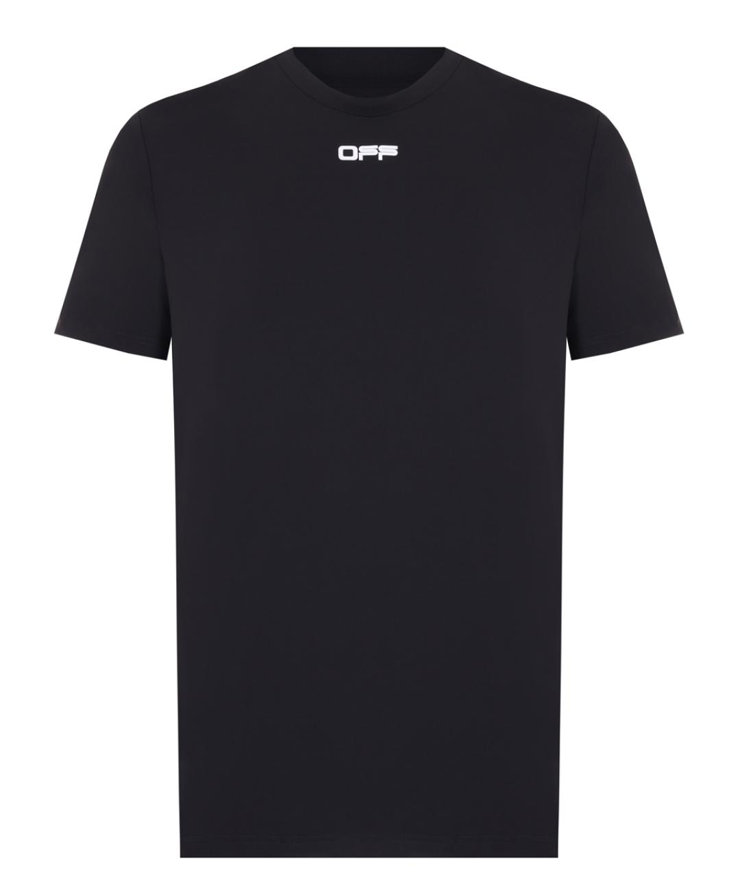 OFF-WHITE Черная футболка, фото 1