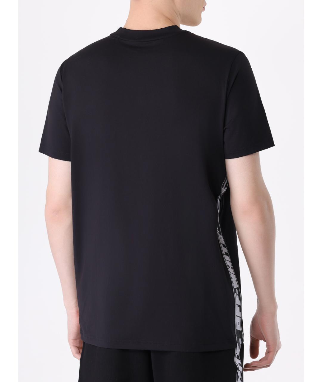 OFF-WHITE Черная футболка, фото 3