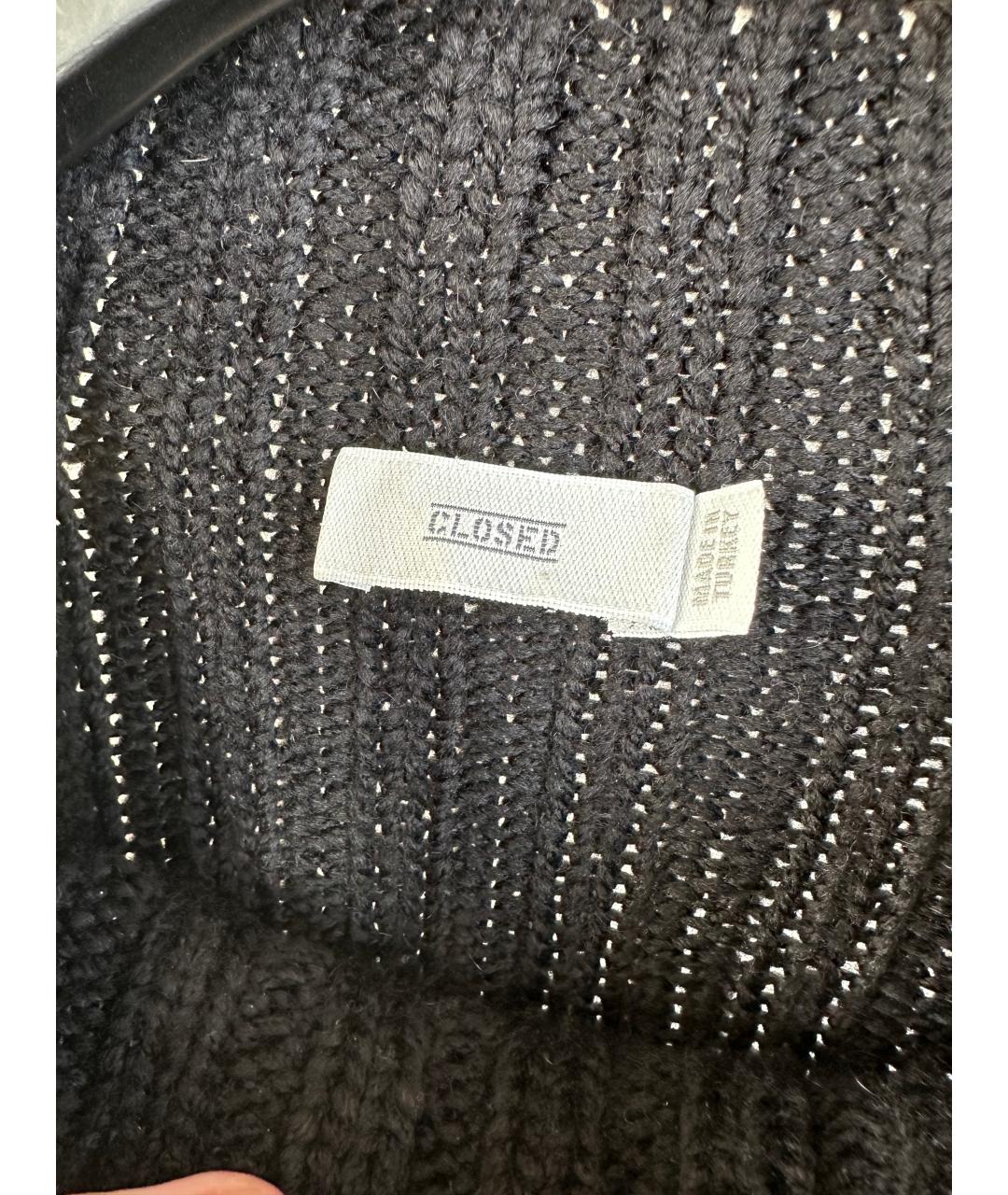 CLOSED Черный шерстяной джемпер / свитер, фото 3