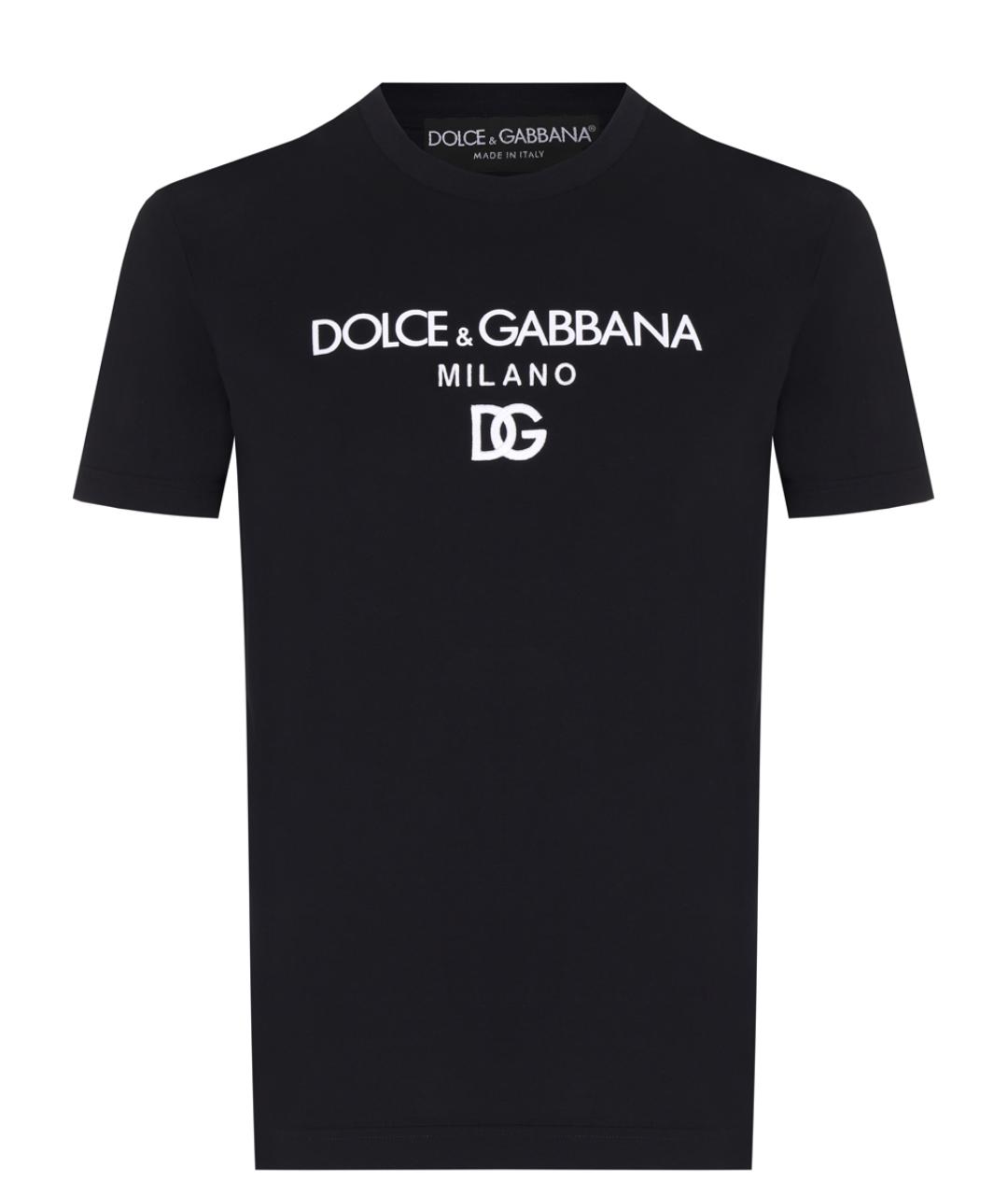 DOLCE&GABBANA Черная футболка, фото 1