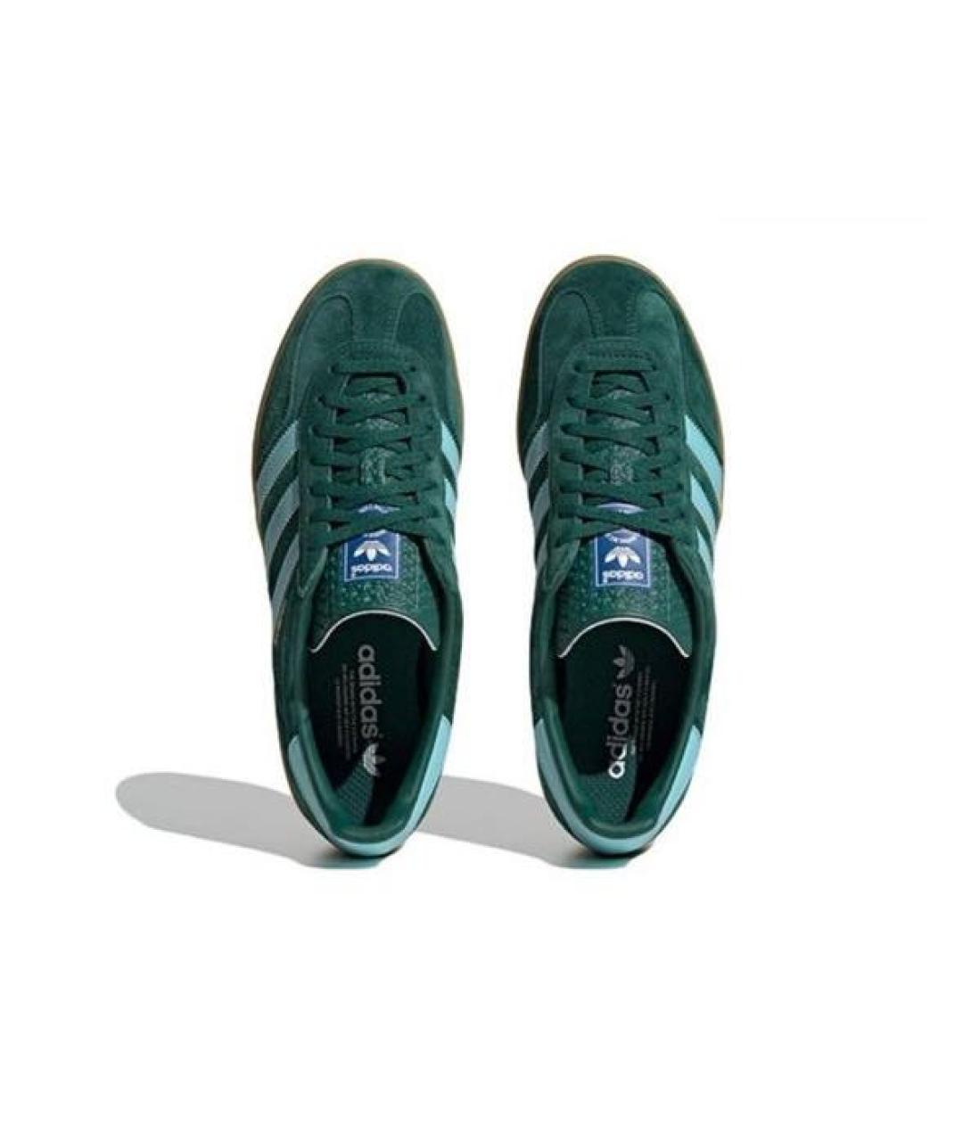 ADIDAS Зеленые замшевые кеды, фото 2