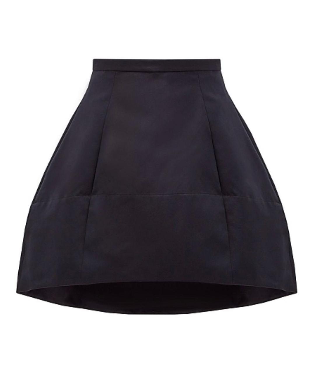 ROCHAS Черная полиэстеровая юбка мини, фото 7