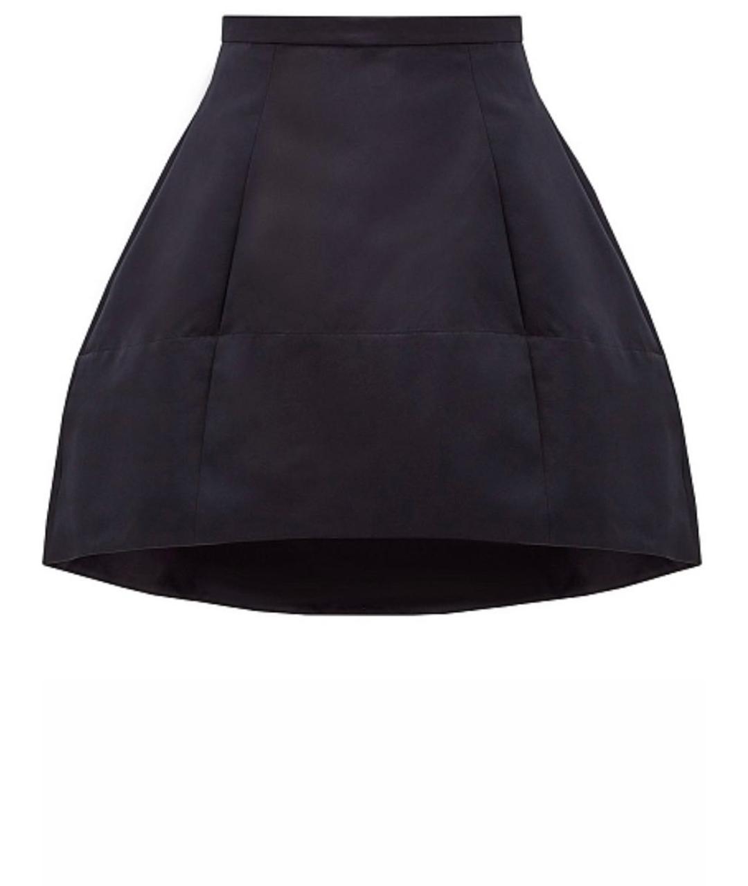 ROCHAS Черная полиэстеровая юбка мини, фото 1