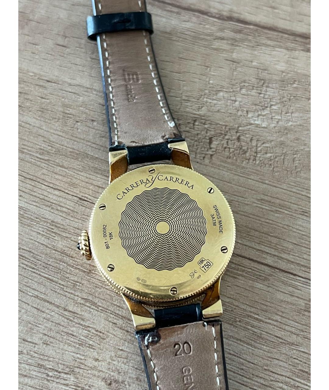 CARRERA Y CARRERA Золотые часы из желтого золота, фото 8