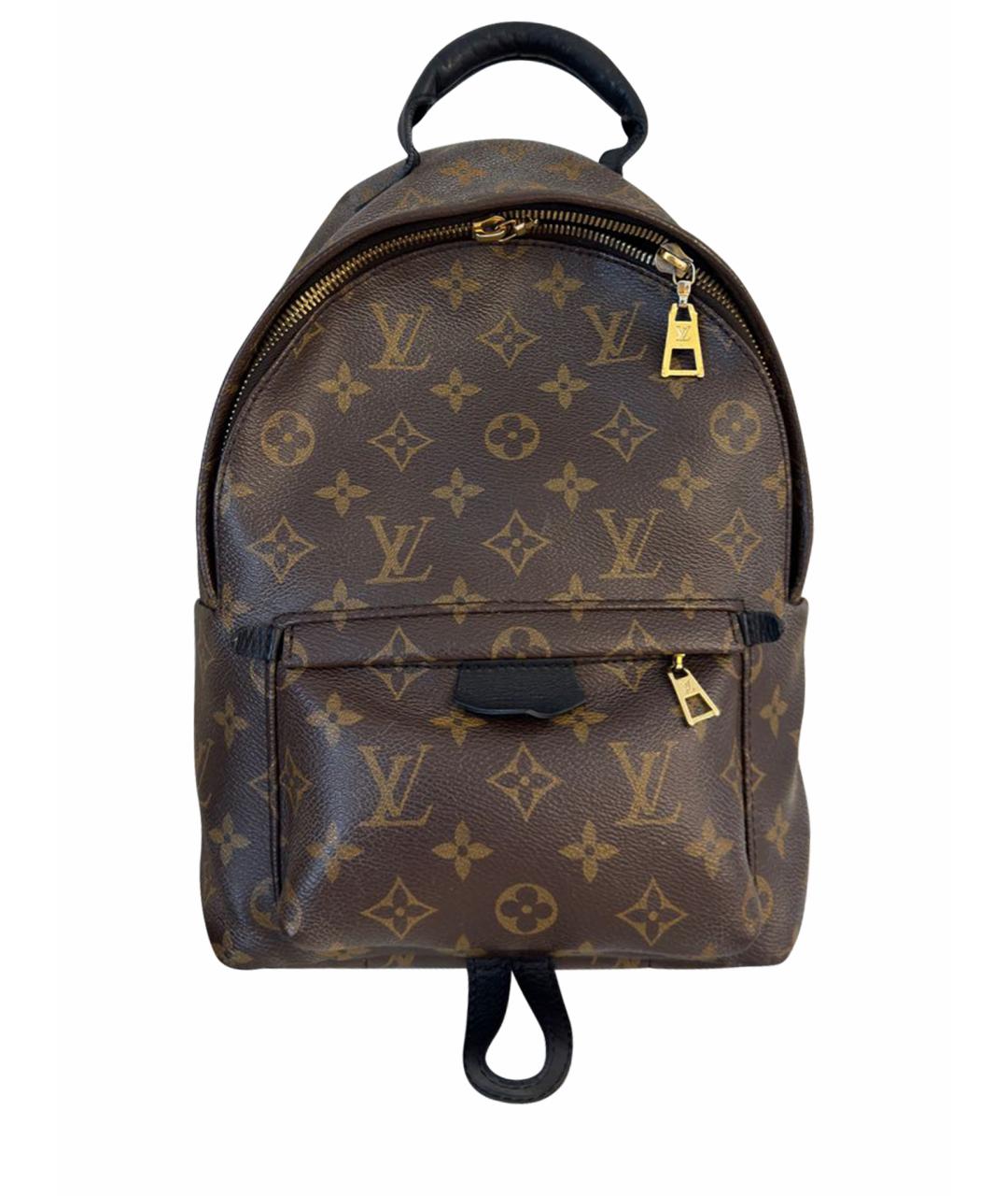 LOUIS VUITTON Коричневый кожаный рюкзак, фото 1