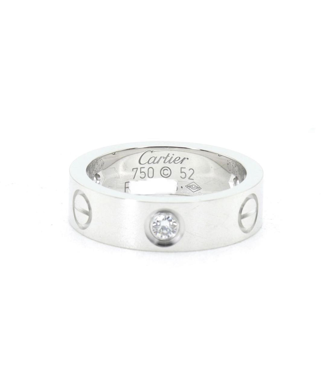 CARTIER Белое кольцо из белого золота, фото 3