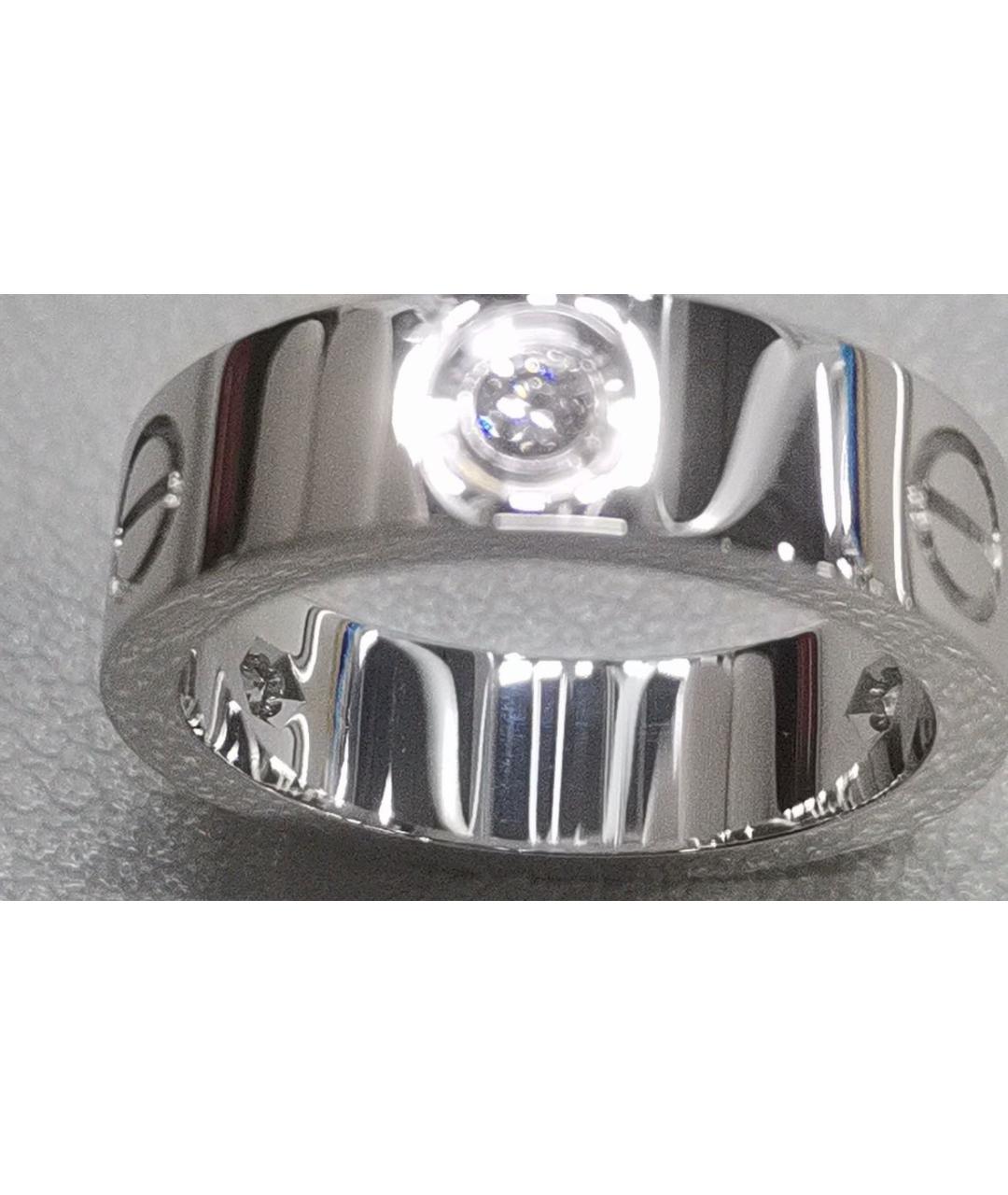 CARTIER Белое кольцо из белого золота, фото 4