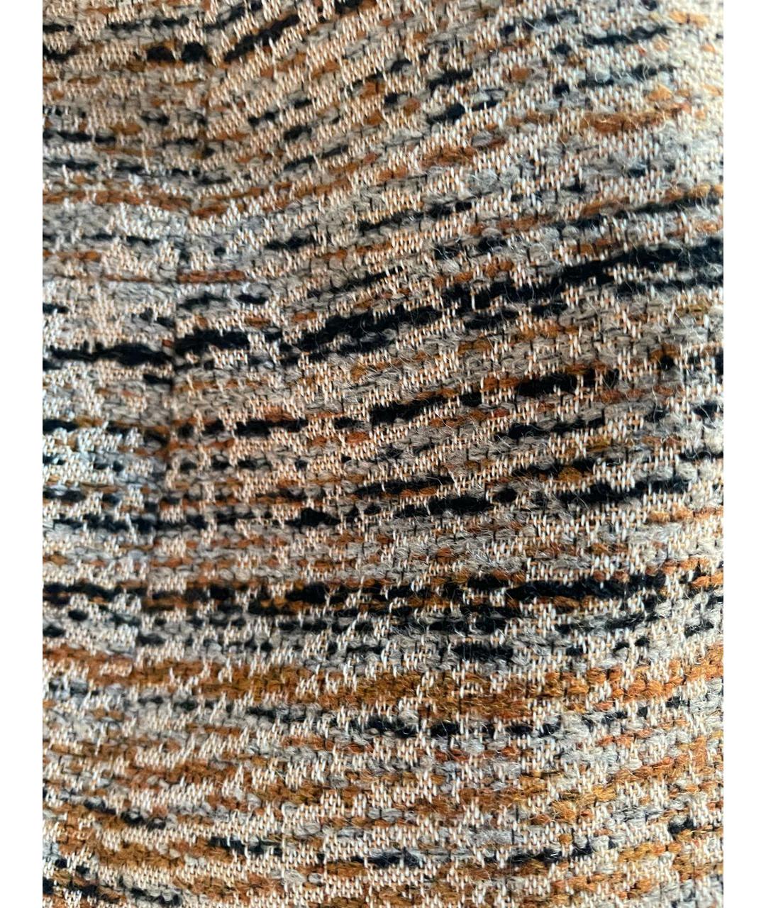 ETRO Коричневая шерстяная юбка мини, фото 2