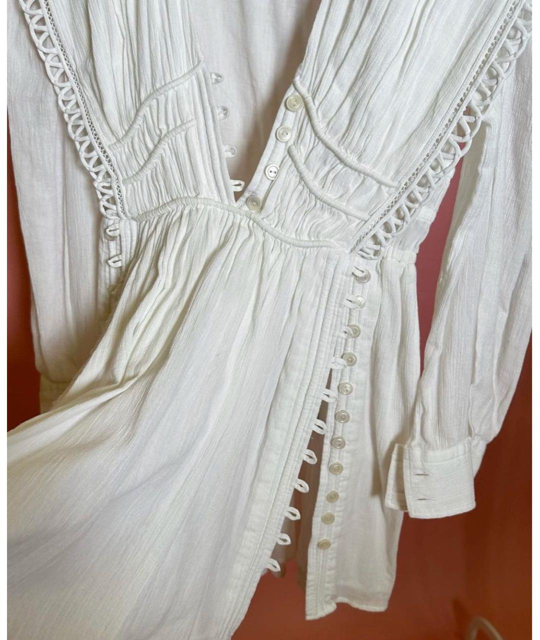 ISABEL MARANT Белое повседневное платье, фото 4