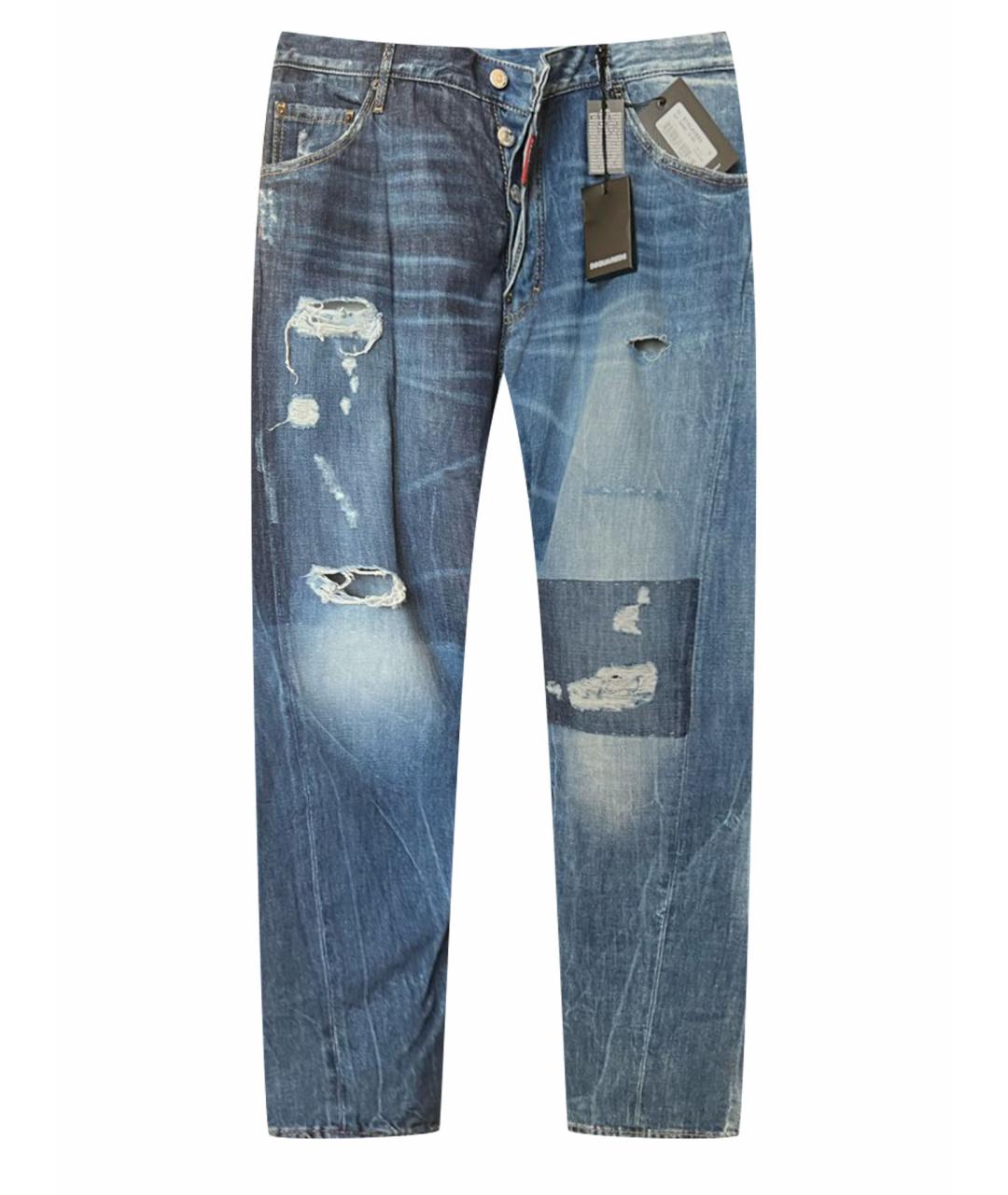 DSQUARED2 Синие хлопковые джинсы, фото 1
