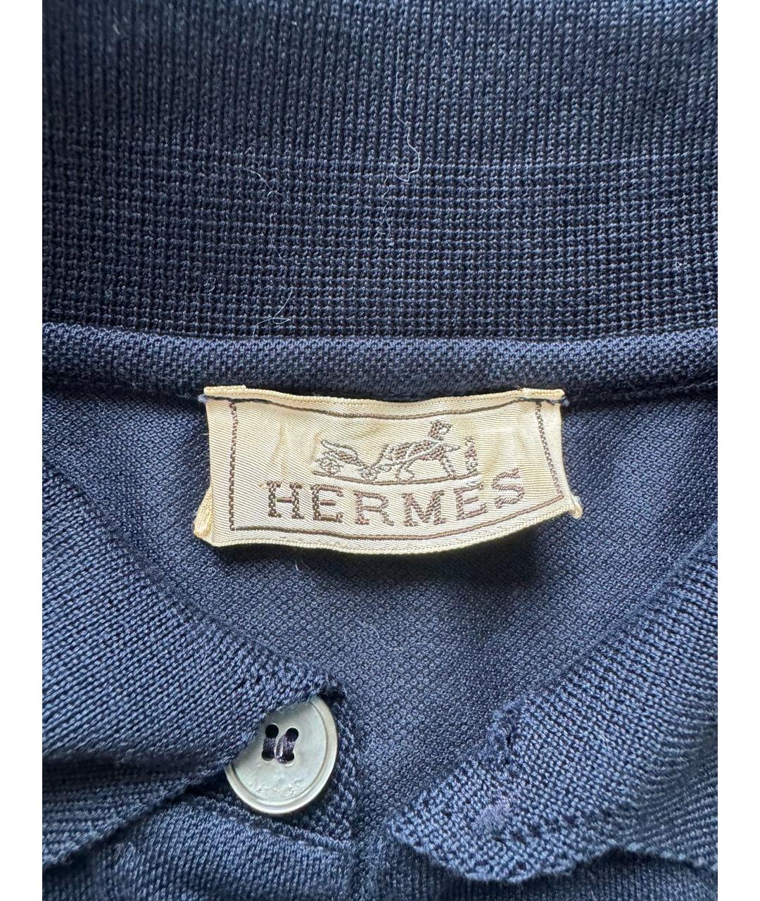 HERMES PRE-OWNED Темно-синий джемпер / свитер, фото 3