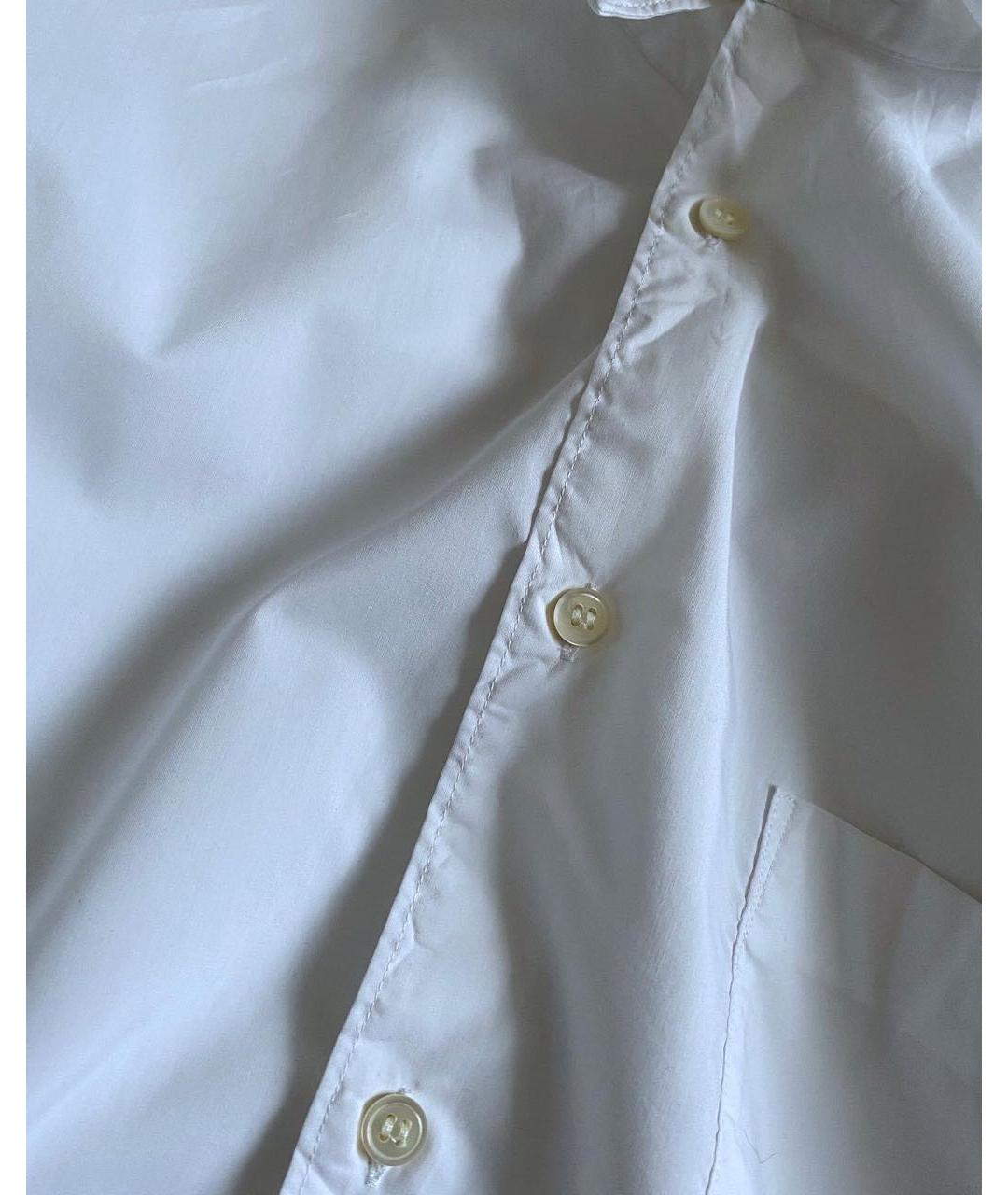 COMME DES GARÇONS SHIRT Белая хлопковая кэжуал рубашка, фото 3