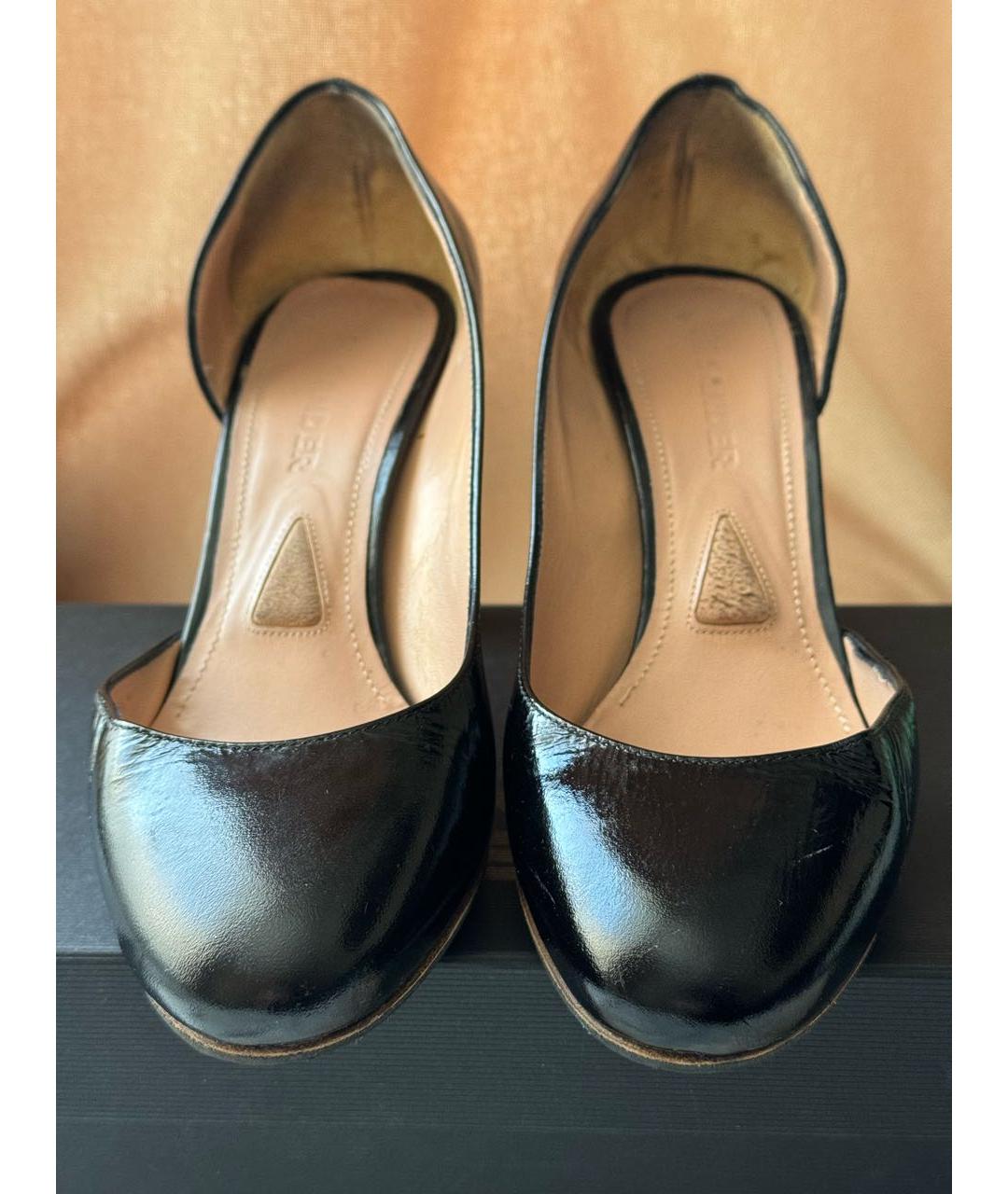 JIL SANDER Черные туфли из лакированной кожи, фото 6