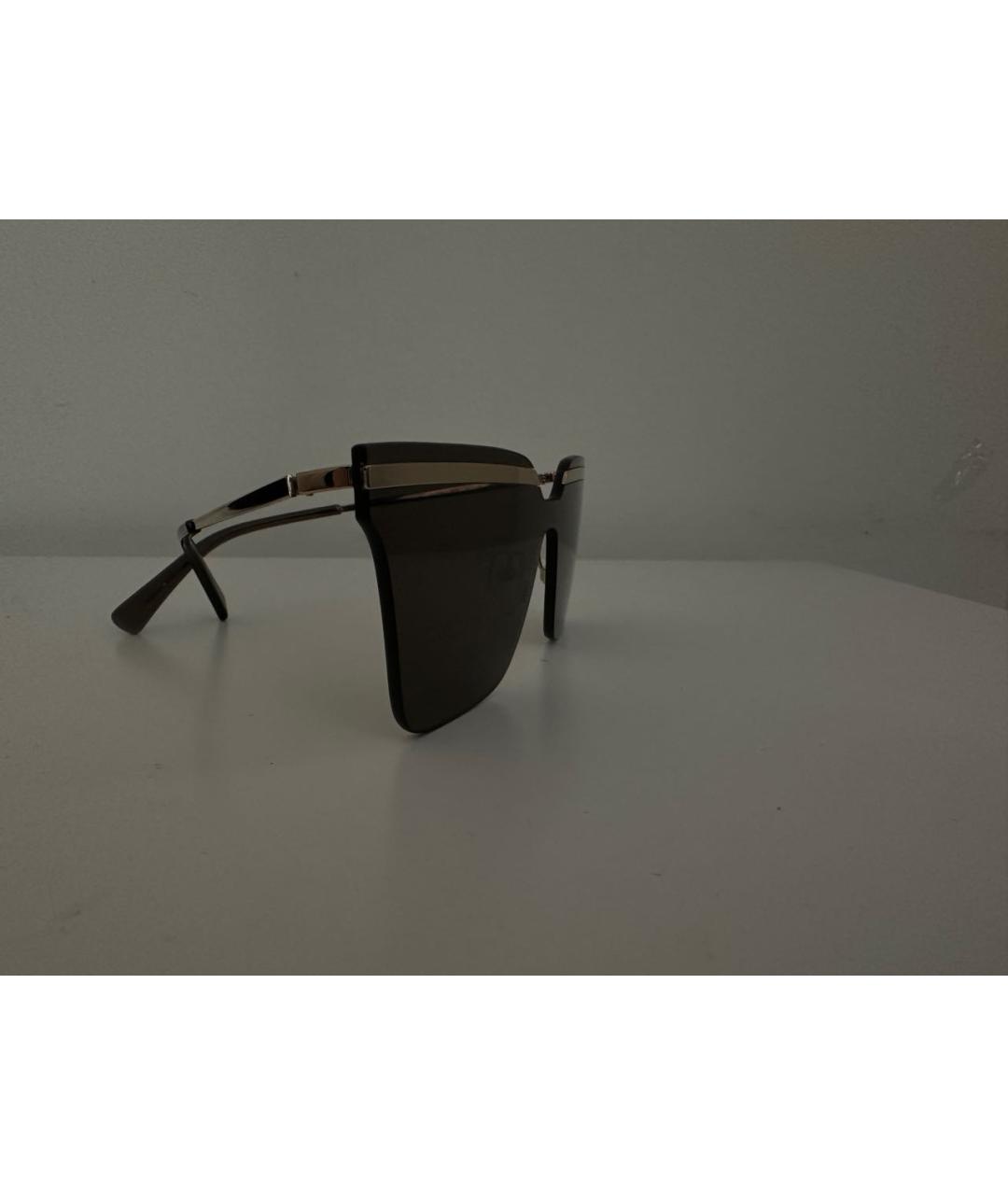 LONGCHAMP Черные пластиковые солнцезащитные очки, фото 2