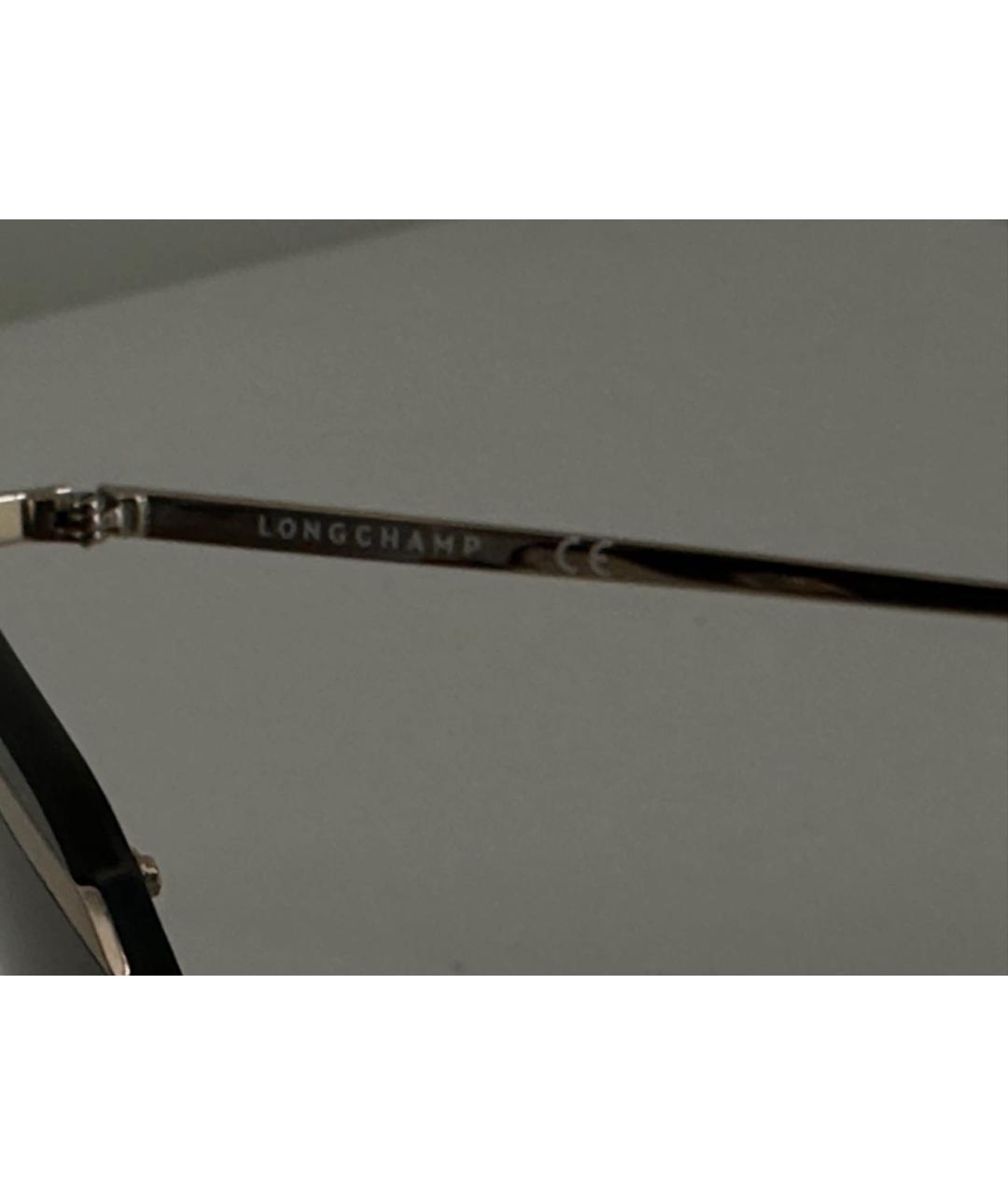 LONGCHAMP Черные пластиковые солнцезащитные очки, фото 4
