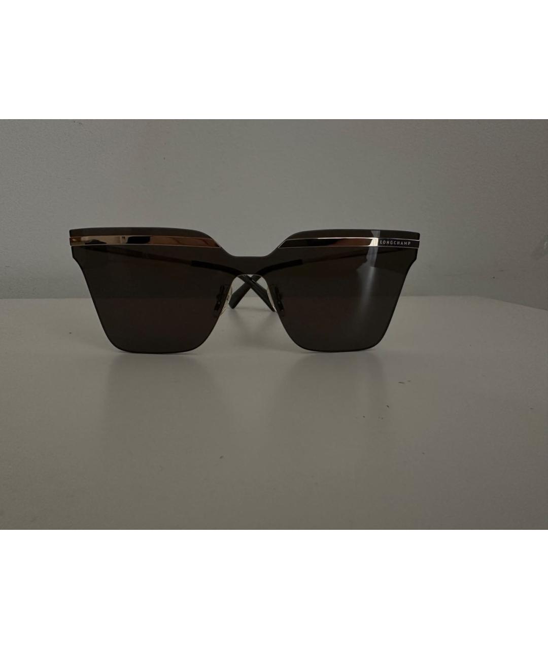 LONGCHAMP Черные пластиковые солнцезащитные очки, фото 5