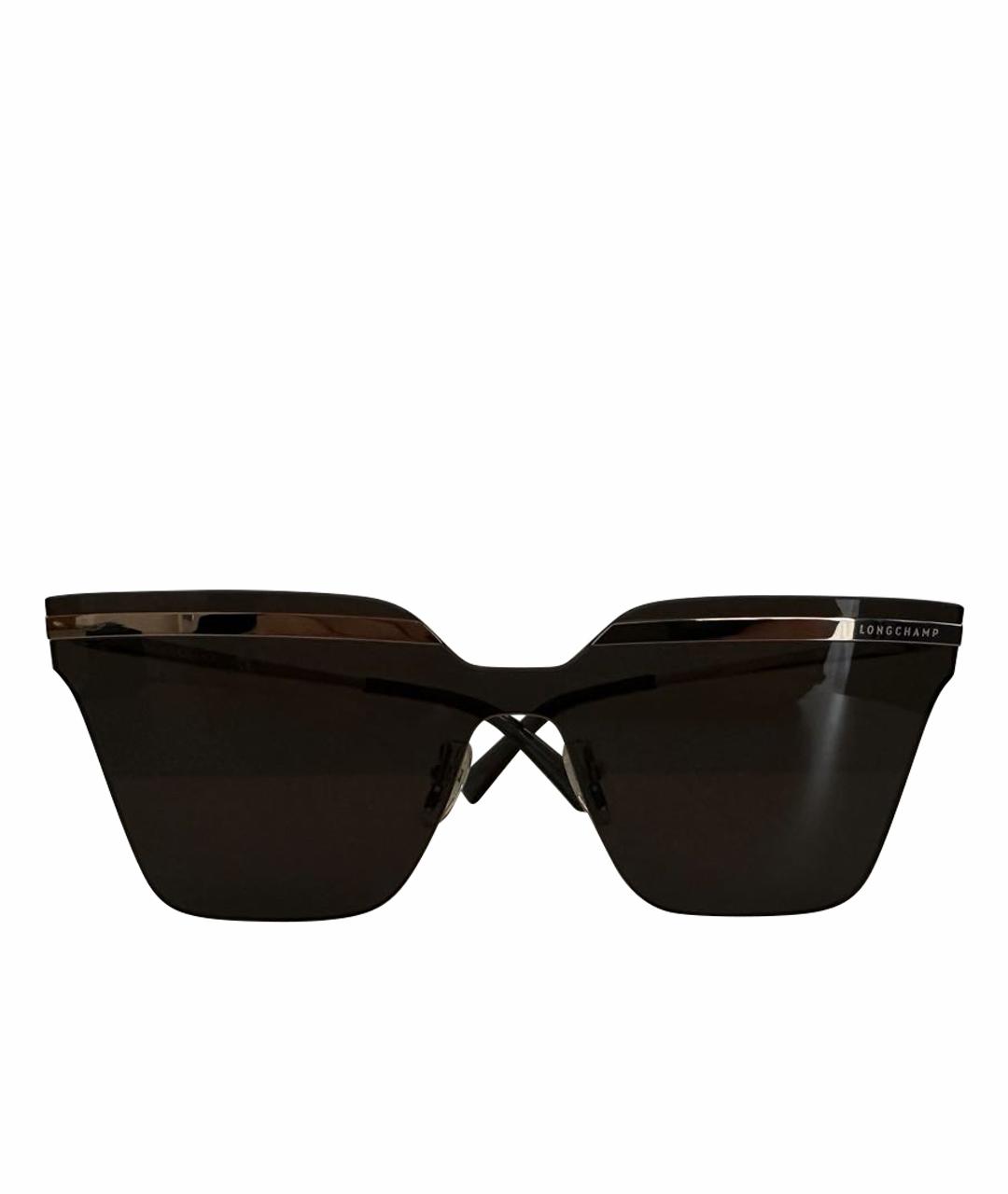 LONGCHAMP Черные пластиковые солнцезащитные очки, фото 1