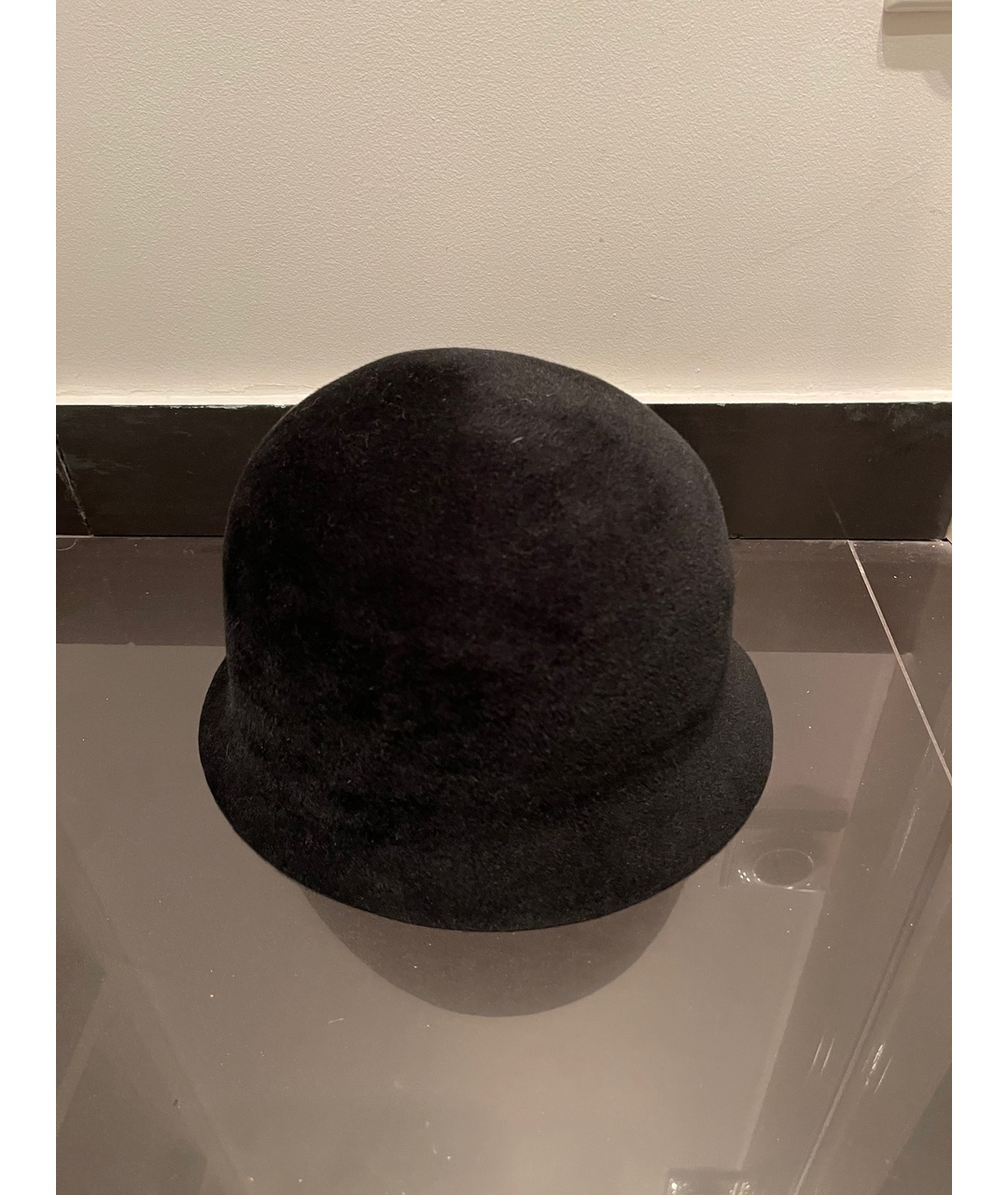 CHANEL PRE-OWNED Черная шерстяная шляпа, фото 5
