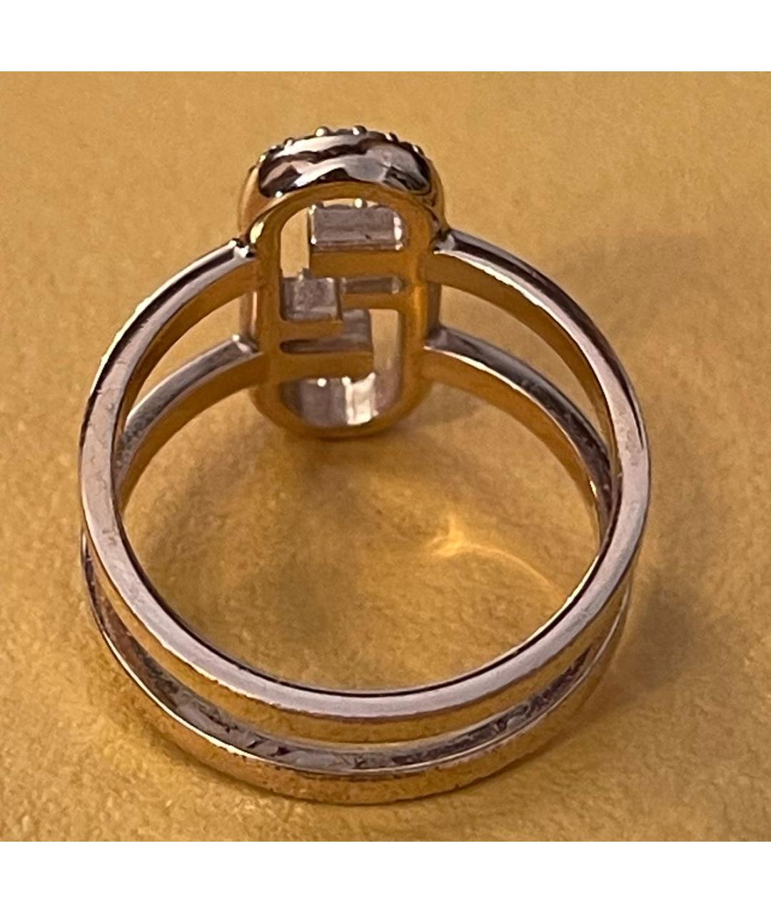 FENDI Золотое позолоченное кольцо, фото 4