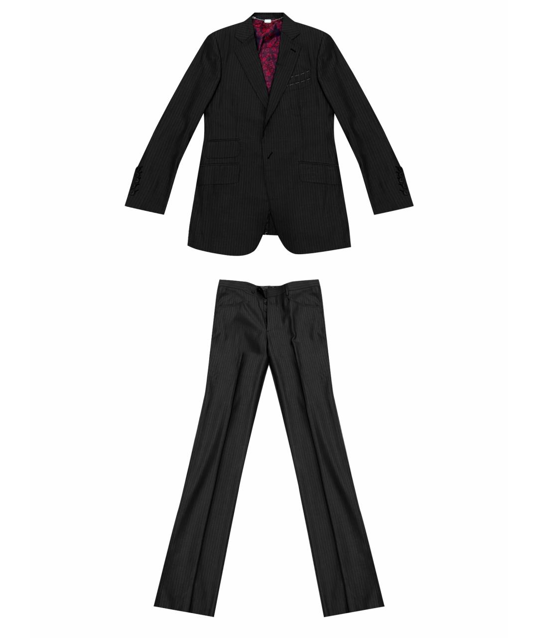 BILLIONAIRE Серый классический костюм, фото 1