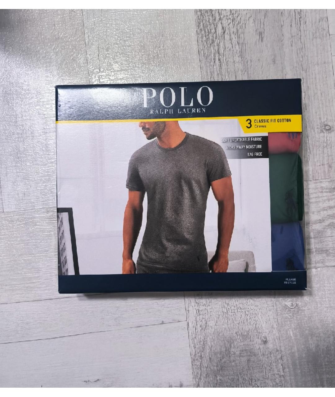 POLO RALPH LAUREN Мульти хлопковая футболка, фото 2