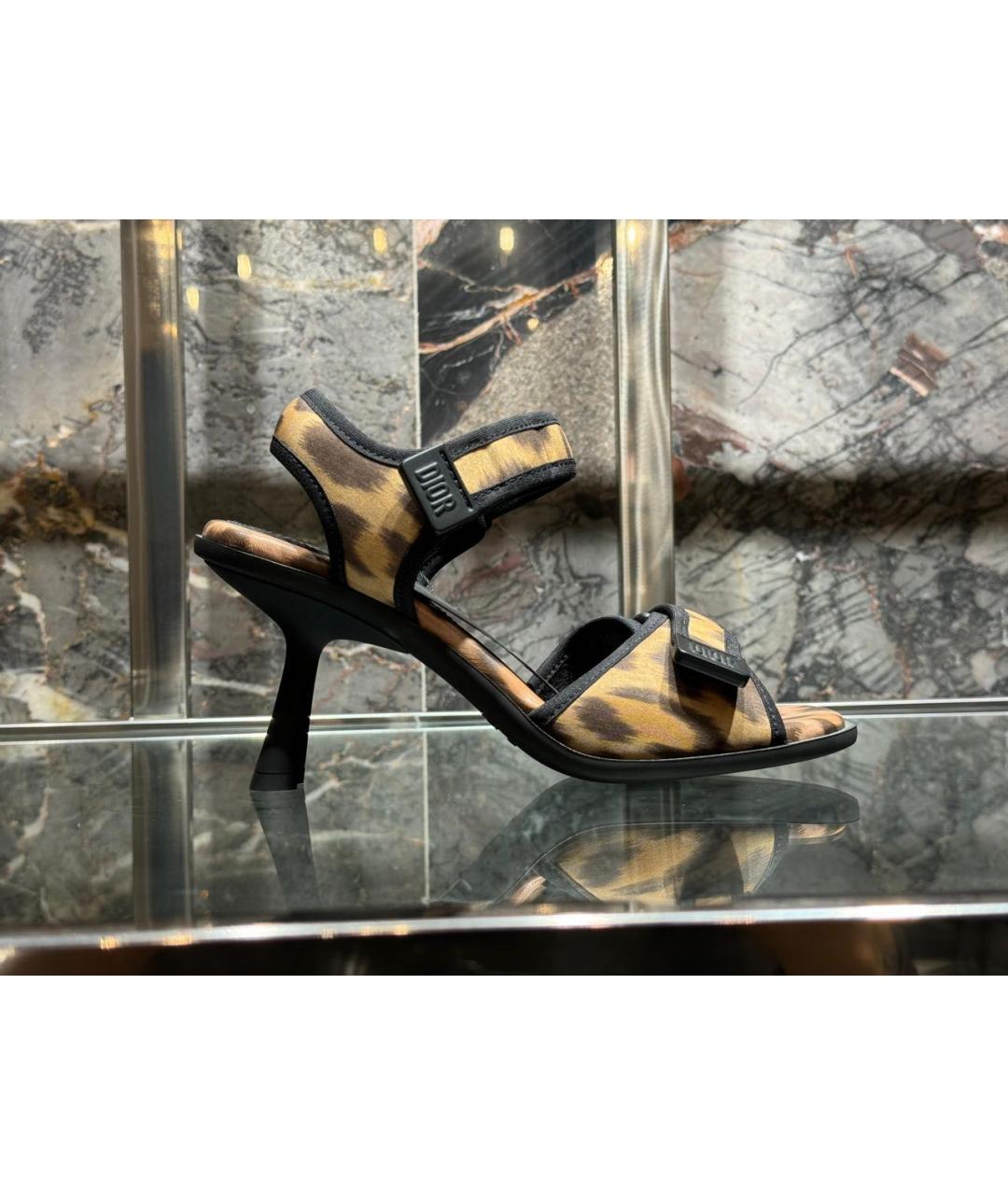 CHRISTIAN DIOR Мульти босоножки, фото 4