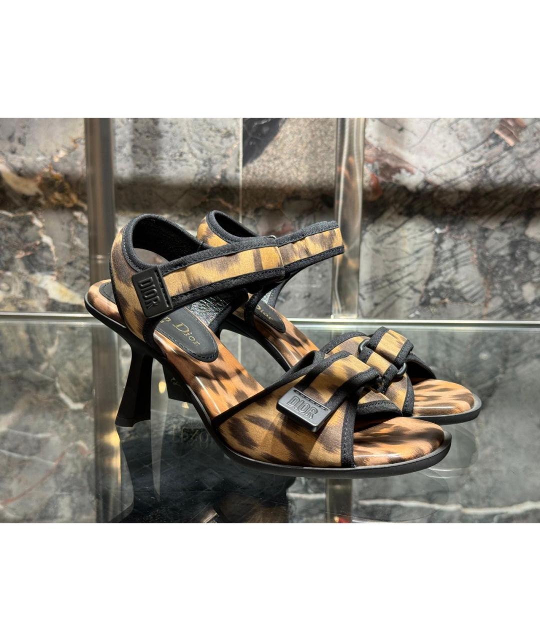 CHRISTIAN DIOR Мульти босоножки, фото 3
