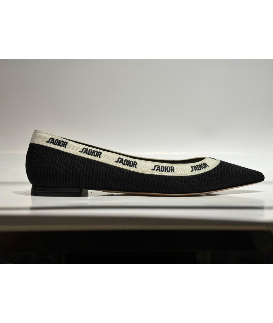 CHRISTIAN DIOR Черные балетки, фото 4