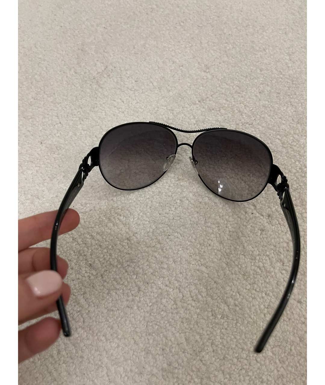 SALVATORE FERRAGAMO Черные пластиковые солнцезащитные очки, фото 3
