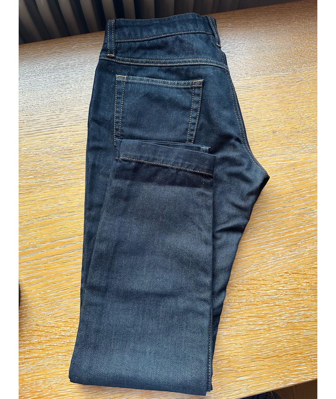 DOLCE&GABBANA Темно-синие прямые джинсы, фото 2