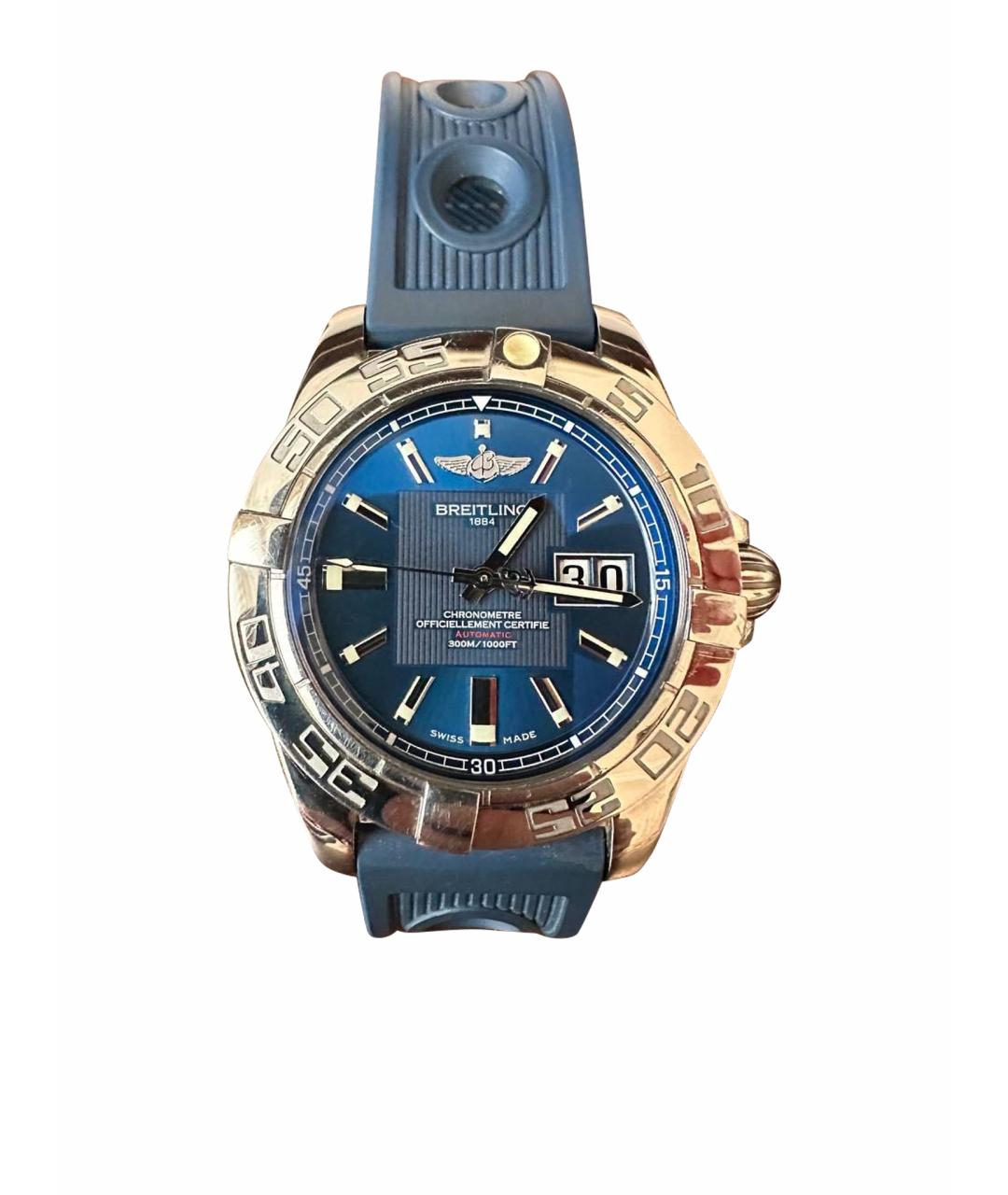 BREITLING Темно-синие стальные часы, фото 1