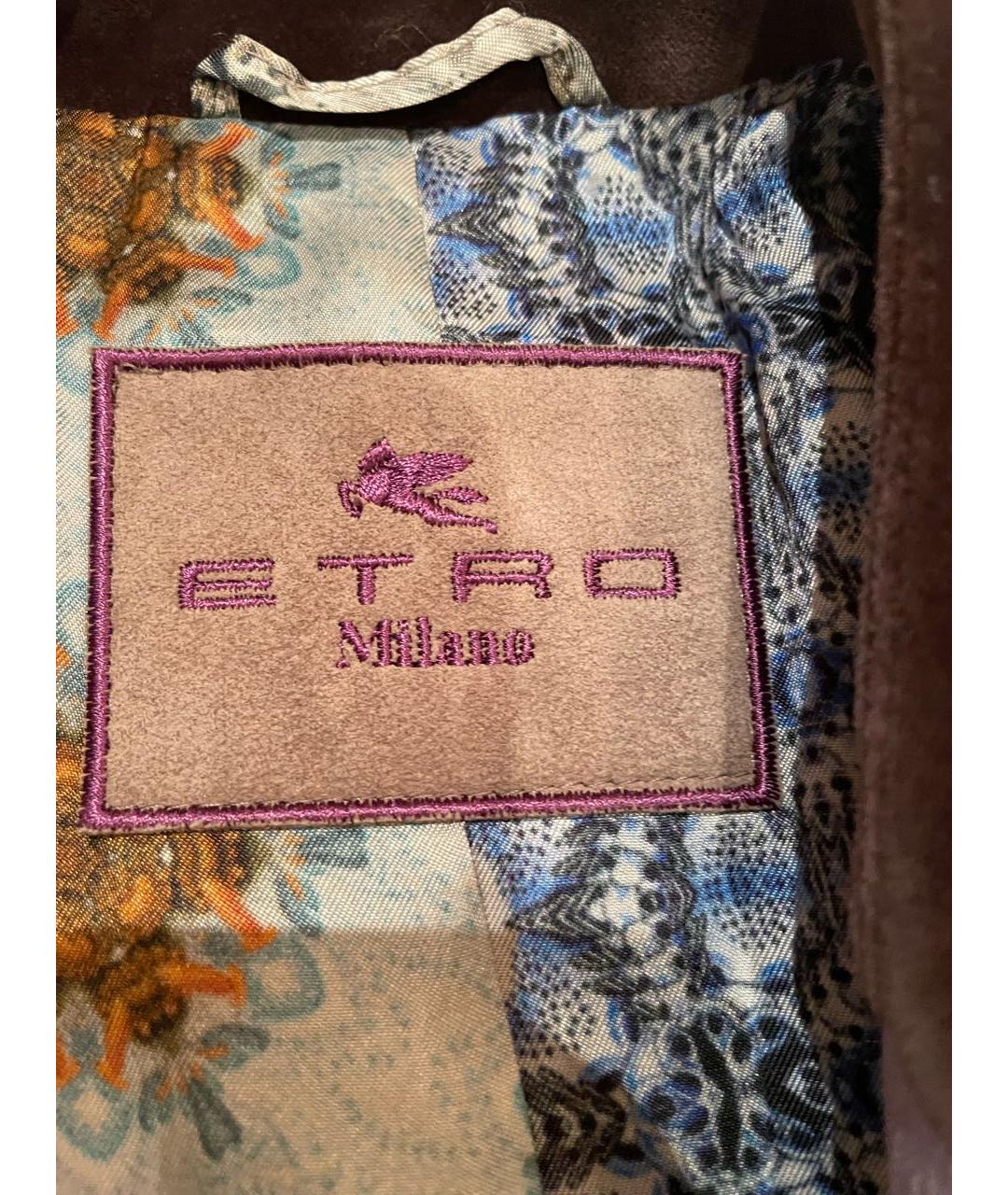 ETRO Фиолетовый жакет/пиджак, фото 4