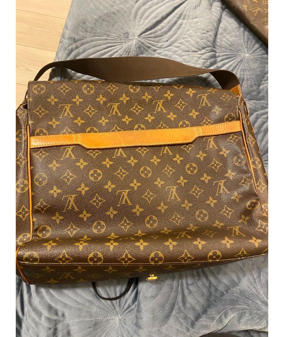 LOUIS VUITTON Коричневая сумка на плечо, фото 3