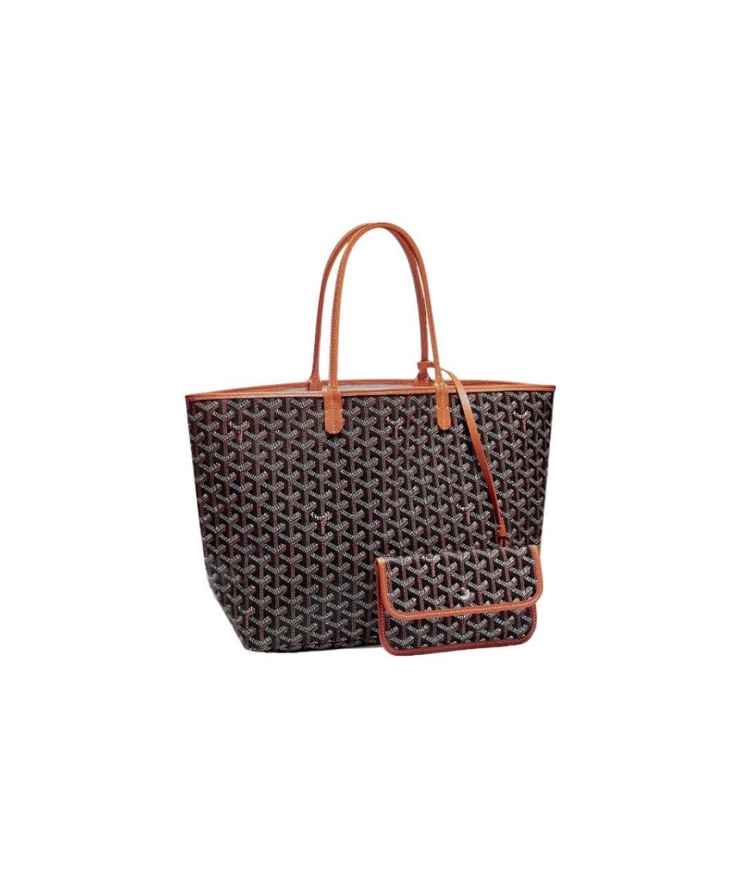 GOYARD Черная кожаная сумка тоут, фото 1