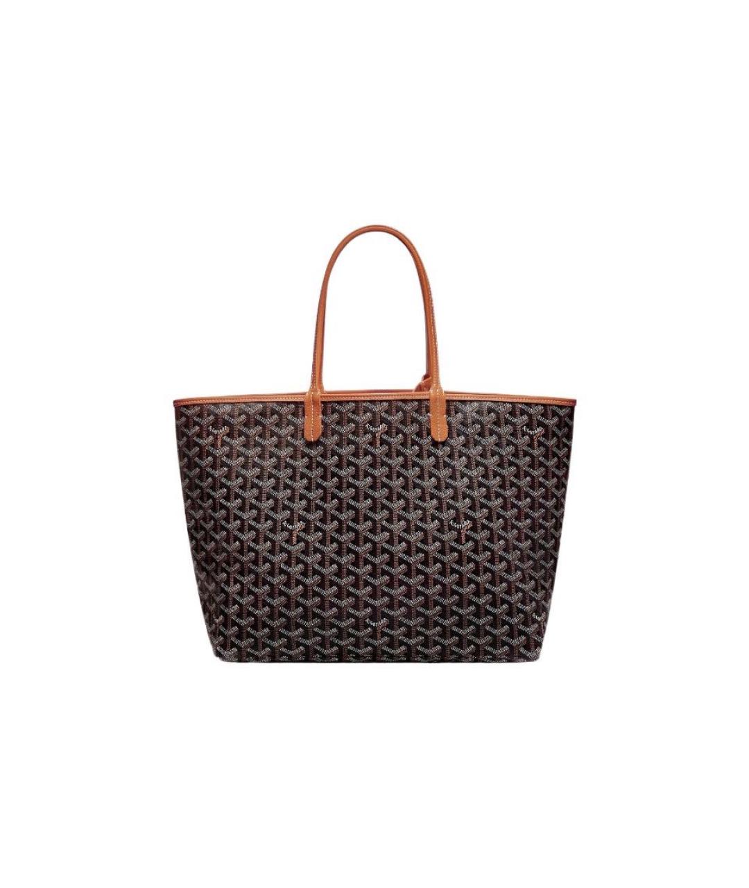 GOYARD Черная кожаная сумка тоут, фото 2