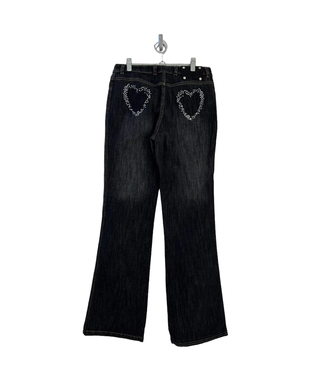 ESCADA Серые хлопко-эластановые джинсы клеш, фото 2