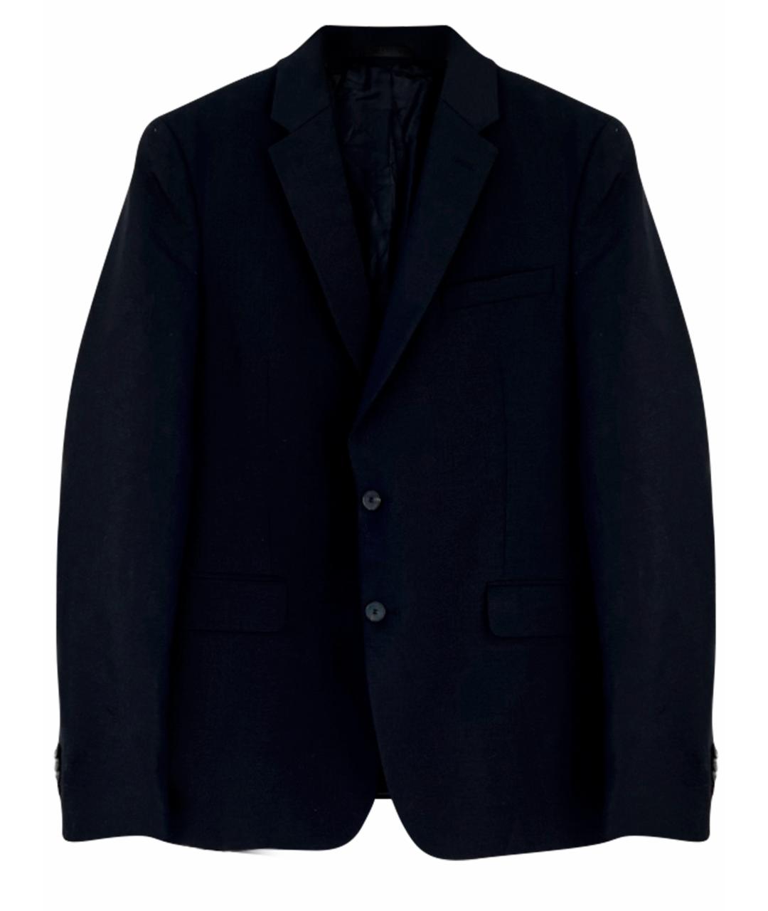VALENTINO Темно-синий шерстяной пиджак, фото 1