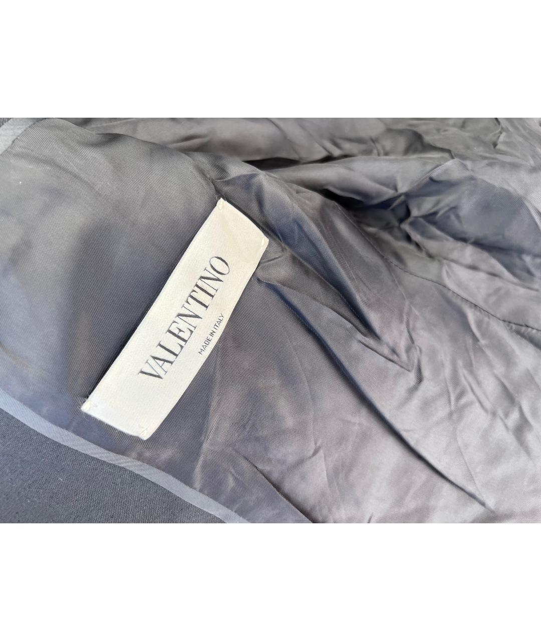 VALENTINO Темно-синий шерстяной пиджак, фото 3