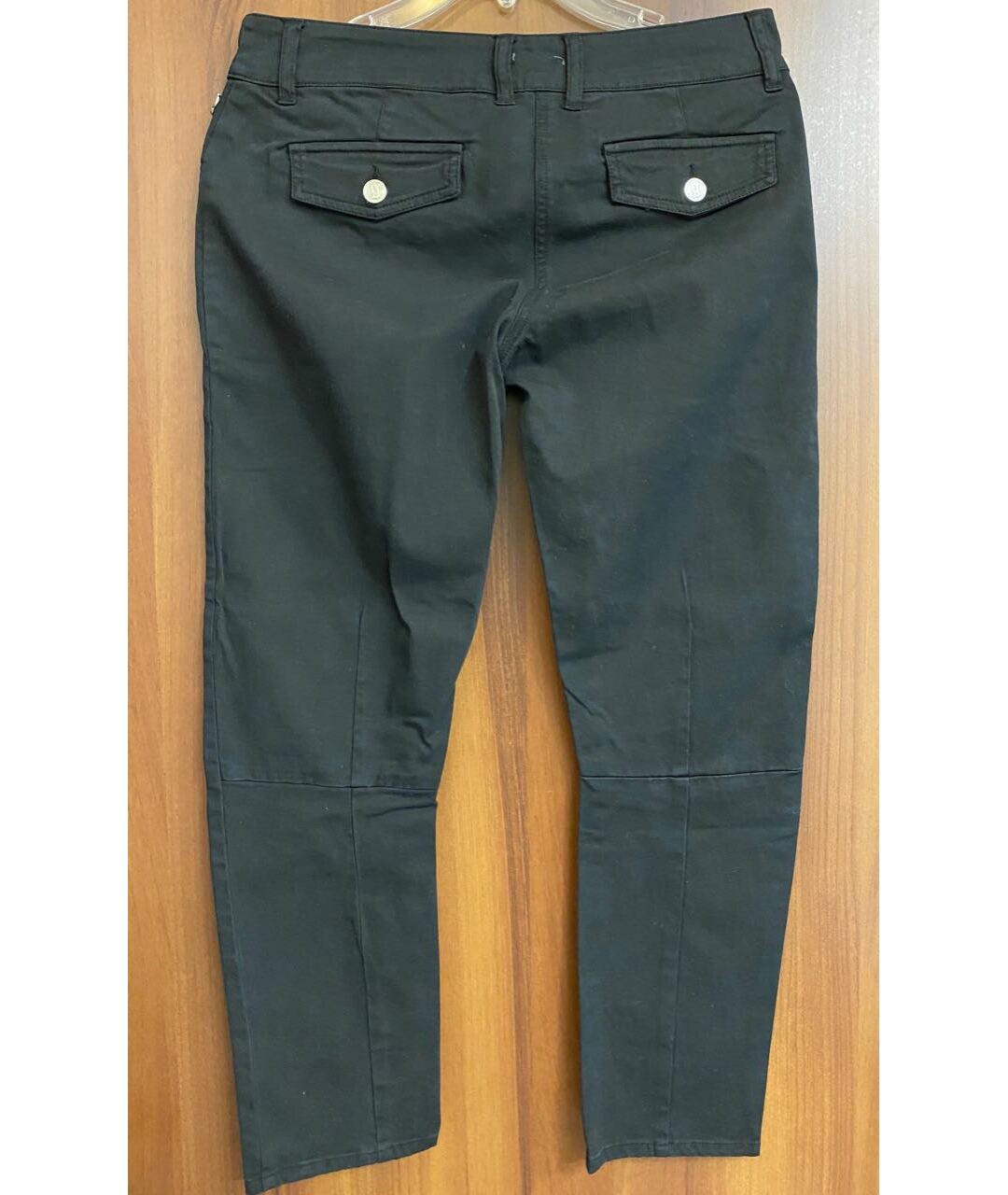 JOHN GALLIANO Черные хлопковые брюки узкие, фото 2